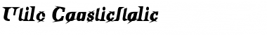 Download Utile CausticItalic Font