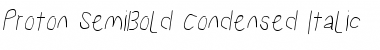 Download Proton SeBdCndIt Font Title Preview