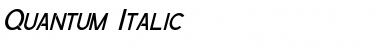 Download Quantum Italic Font