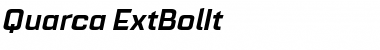 Download Quarca Ext Bold Italic Font