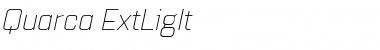 Download Quarca Ext Light Italic Font