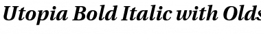 Download Utopia BoldOsF Italic Font