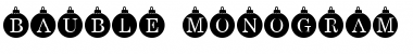 Download Bauble_Monogram Regular Font Title Preview