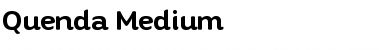 Download Quenda Medium Font