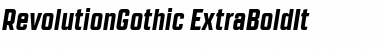 Download Revolution Gothic Regular Font Title Preview