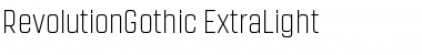 Download Revolution Gothic Regular Font Title Preview