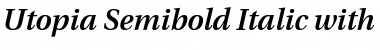 Download Utopia SC Bold Italic Font