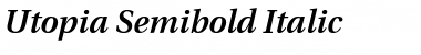 Download Utopia Bold Italic Font