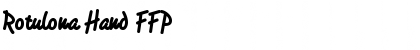 Download Rotulona Hand FFP Font Title Preview