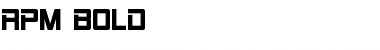 Download RPM Bold Font Title Preview