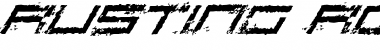 Download Rusting Robotica Italic Font Title Preview