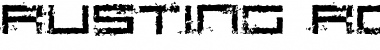 Download Rusting Robotica Regular Font Title Preview