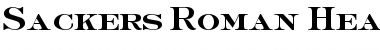 Download Sackers Roman Heavy AT Regular Font