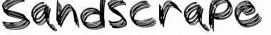 Download Sandscrape Regular Font Title Preview