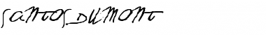Download SANTOS DUMONT Regular Font Title Preview