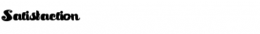 Download Satisfaction Bold Font Title Preview