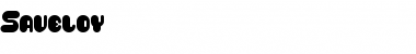 Download Saveloy Regular Font Title Preview