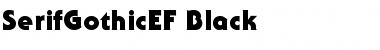 Download SerifGothicEF-Black Regular Font