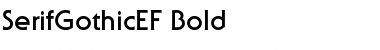 Download SerifGothicEF-Bold Regular Font