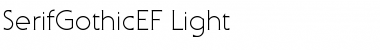 Download SerifGothicEF-Light Regular Font