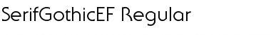 Download SerifGothicEF-Regular Regular Font