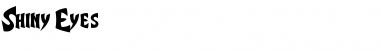 Download Shiny Eyes Regular Font Title Preview