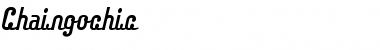 Download Chaingochic Regular Font Title Preview
