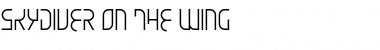 Download Skydiver On The Wing Regular Font