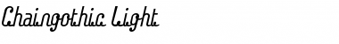 Download Chaingothic Light Font Title Preview