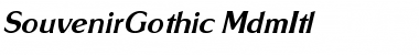 Download SouvenirGothic MediumItalic Font