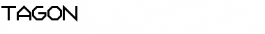Download Tagon Regular Font Title Preview