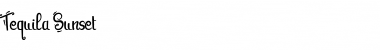Download Tequila Sunset Regular Font Title Preview