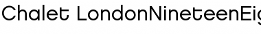 Download Chalet-LondonNineteenEighty Regular Font Title Preview