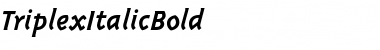 Download TriplexItalicBold Regular Font