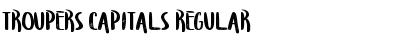 Download Troupers Capitals Regular Font