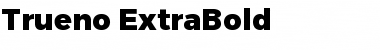 Download Trueno ExtraBold Font