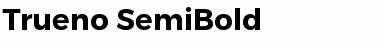 Download Trueno SemiBold Font