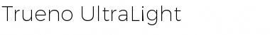 Download Trueno UltraLight Font