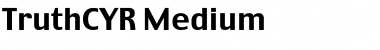 Download TruthCYR Medium Font Title Preview