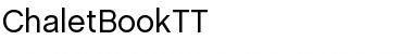 Download ChaletBookTT Regular Font Title Preview