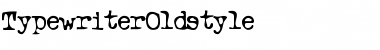 Download Typewriter Oldstyle Font Title Preview
