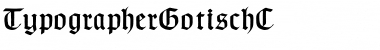 Download TypographerGotisch C Regular Font Title Preview