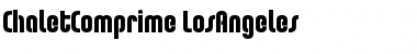Download ChaletComprime-LosAngeles Regular Font Title Preview