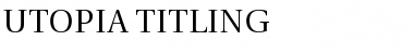 Download Utopia Titling Capitals Font