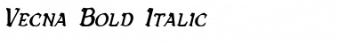 Download Vecna Bold Italic Font