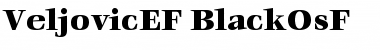 Download VeljovicEF BlackOsF Font Title Preview