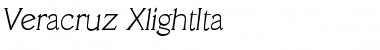 Download Veracruz-XlightIta Regular Font Title Preview