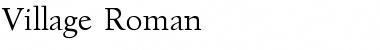 Download Village Roman Font Title Preview