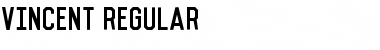 Download Vincent Regular Font Title Preview