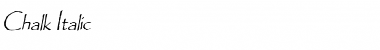 Download Chalk Italic Font Title Preview
